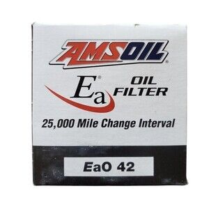 Amsoil EAO 42 Oil Filter Engine Replacement Part New Sealed w Box 25,000 Mile